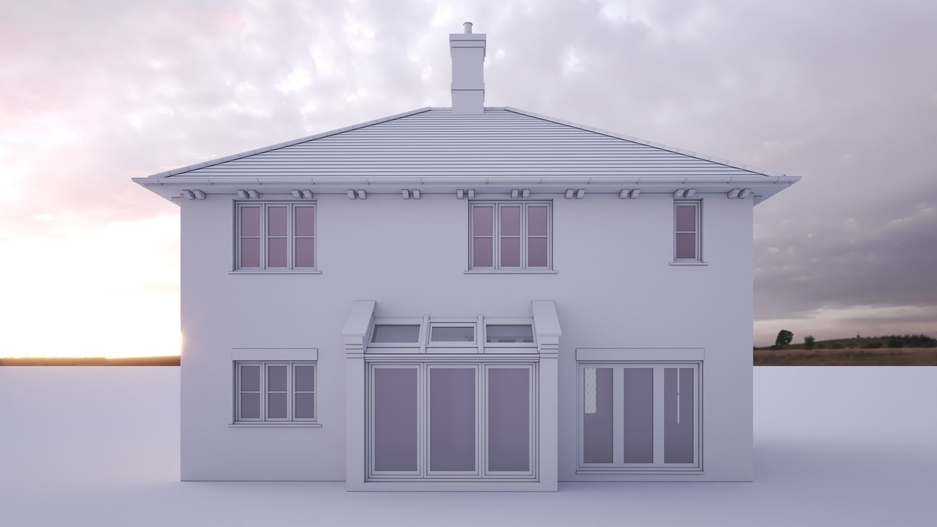 British House Bosc 4C 3D model_3