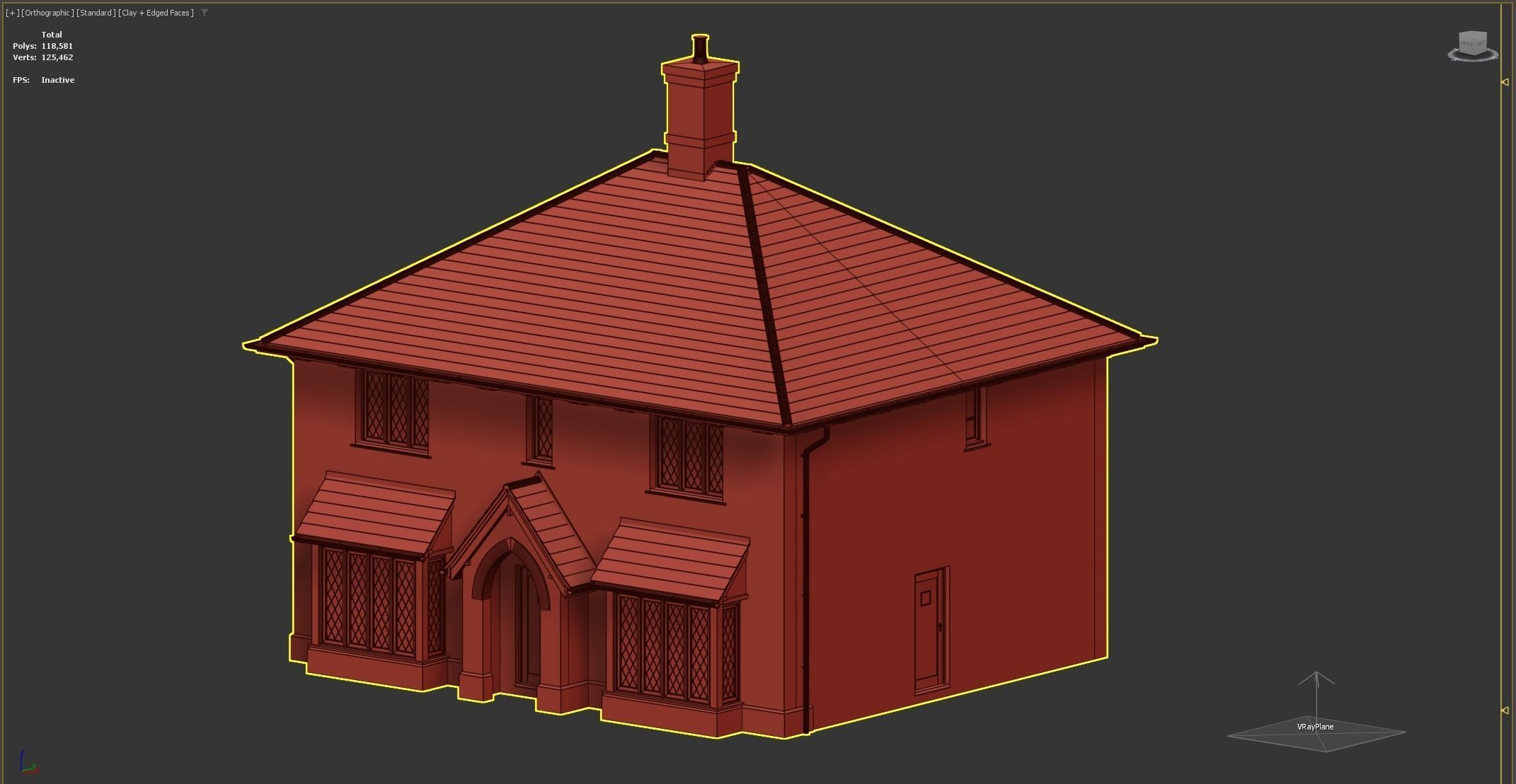 British House Bosc 4C 3D model_7