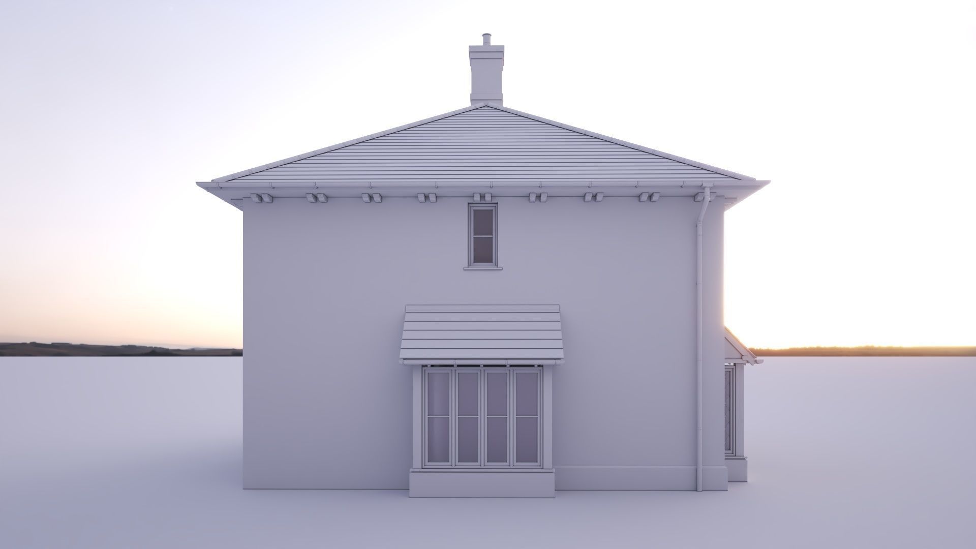 British House Bosc 4C 3D model_2