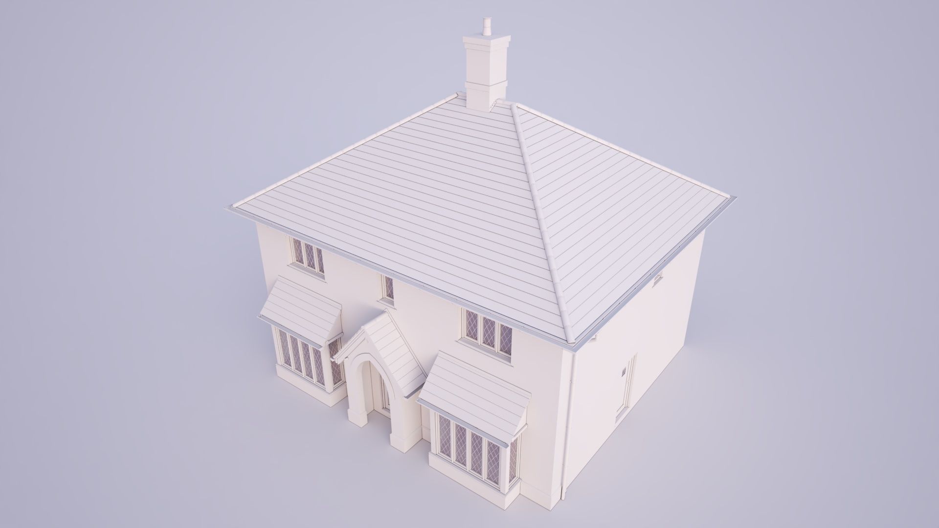 British House Bosc 4C 3D model_5