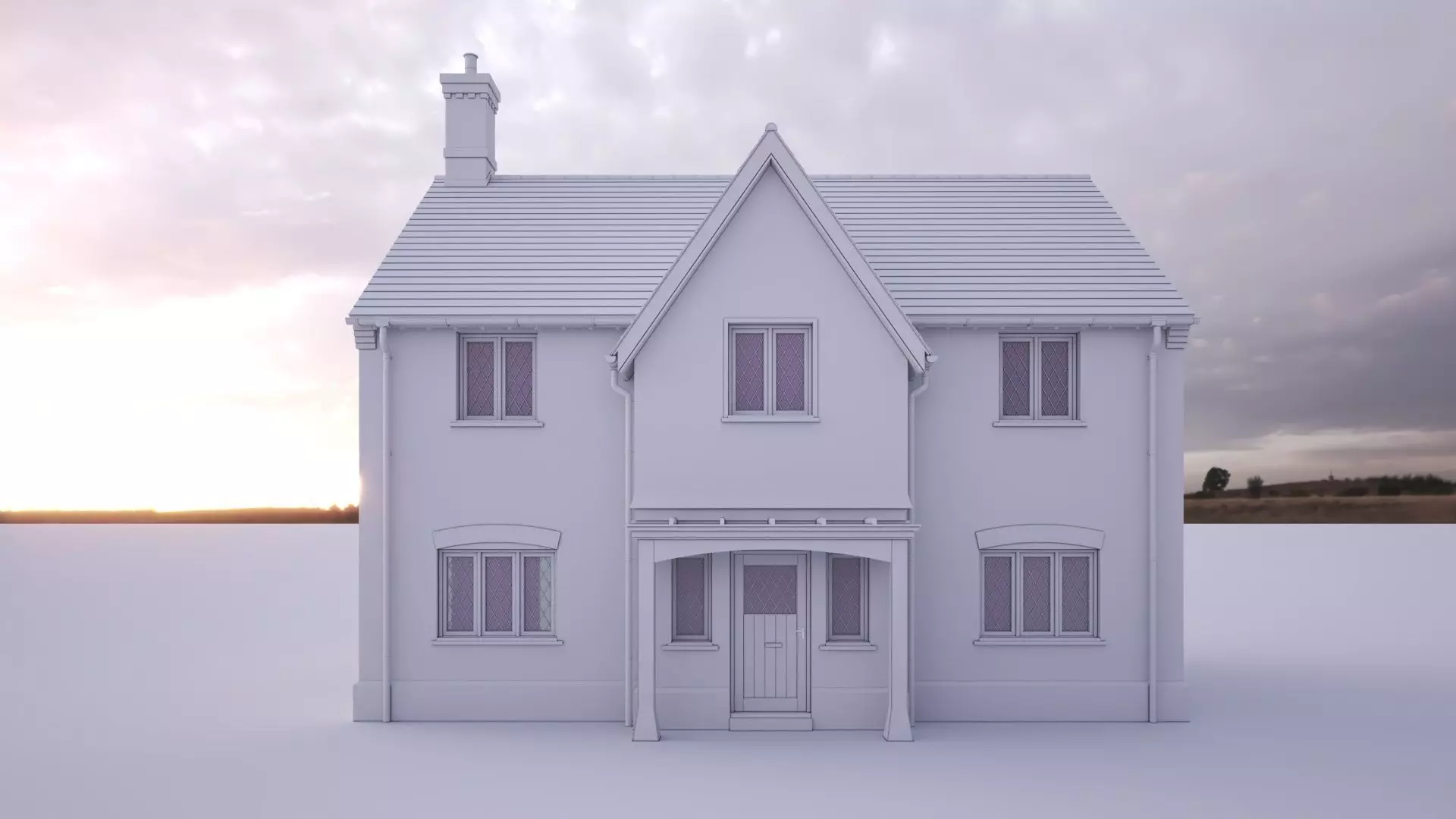 British House Bosc 4E 3D model_0