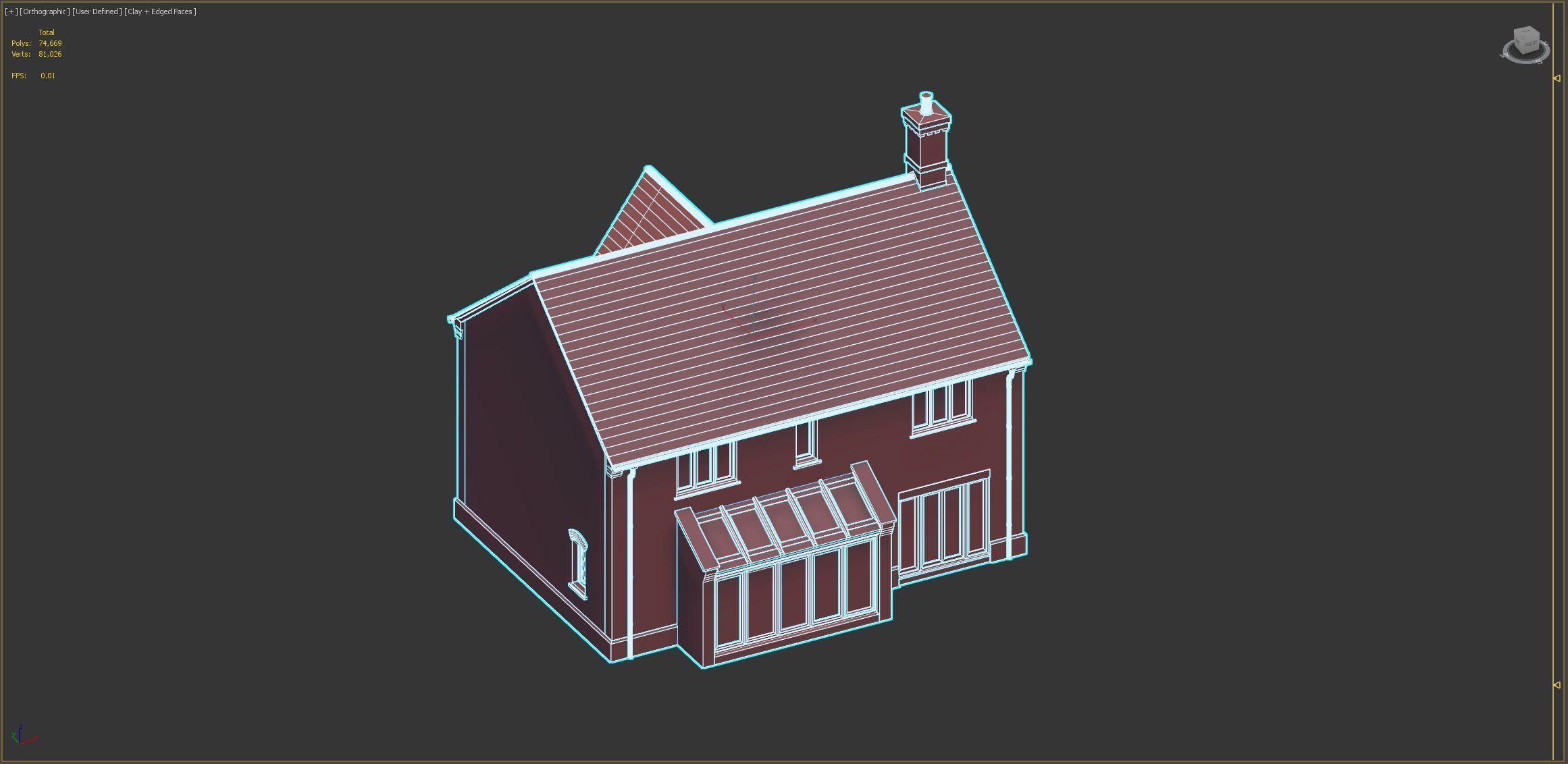 British House Bosc 4E 3D model_7