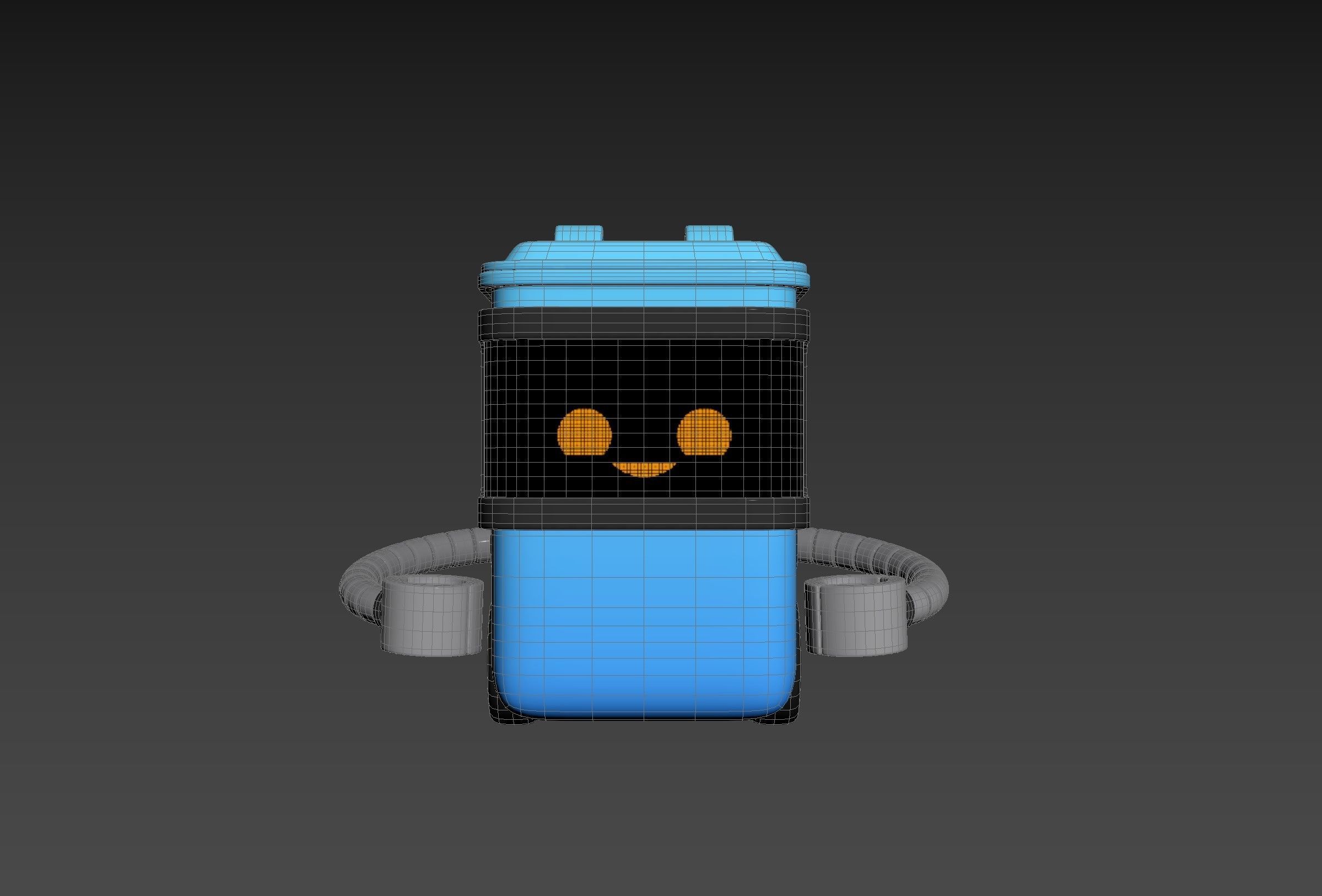Character317 Trash Can Robot 3D model_17