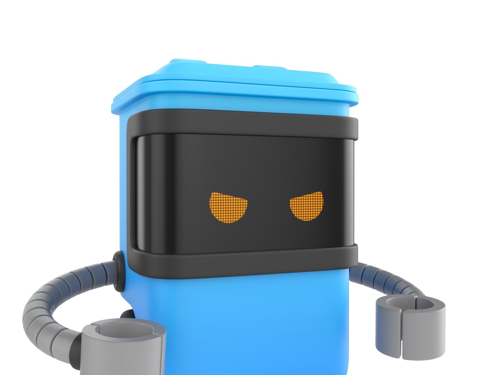 Character317 Trash Can Robot 3D model_12