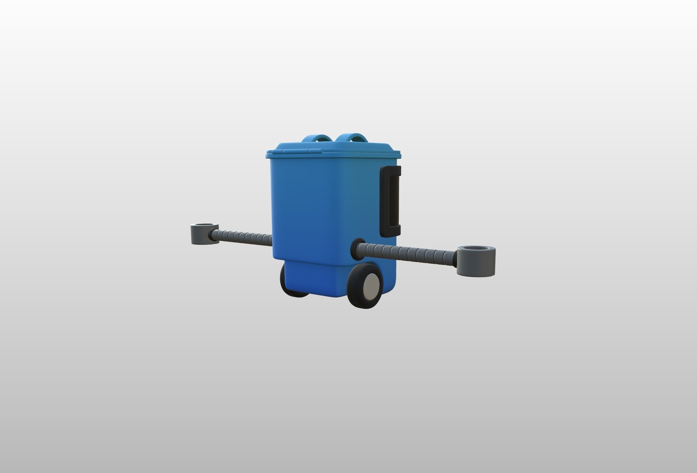 Character317 Trash Can Robot 3D model_36