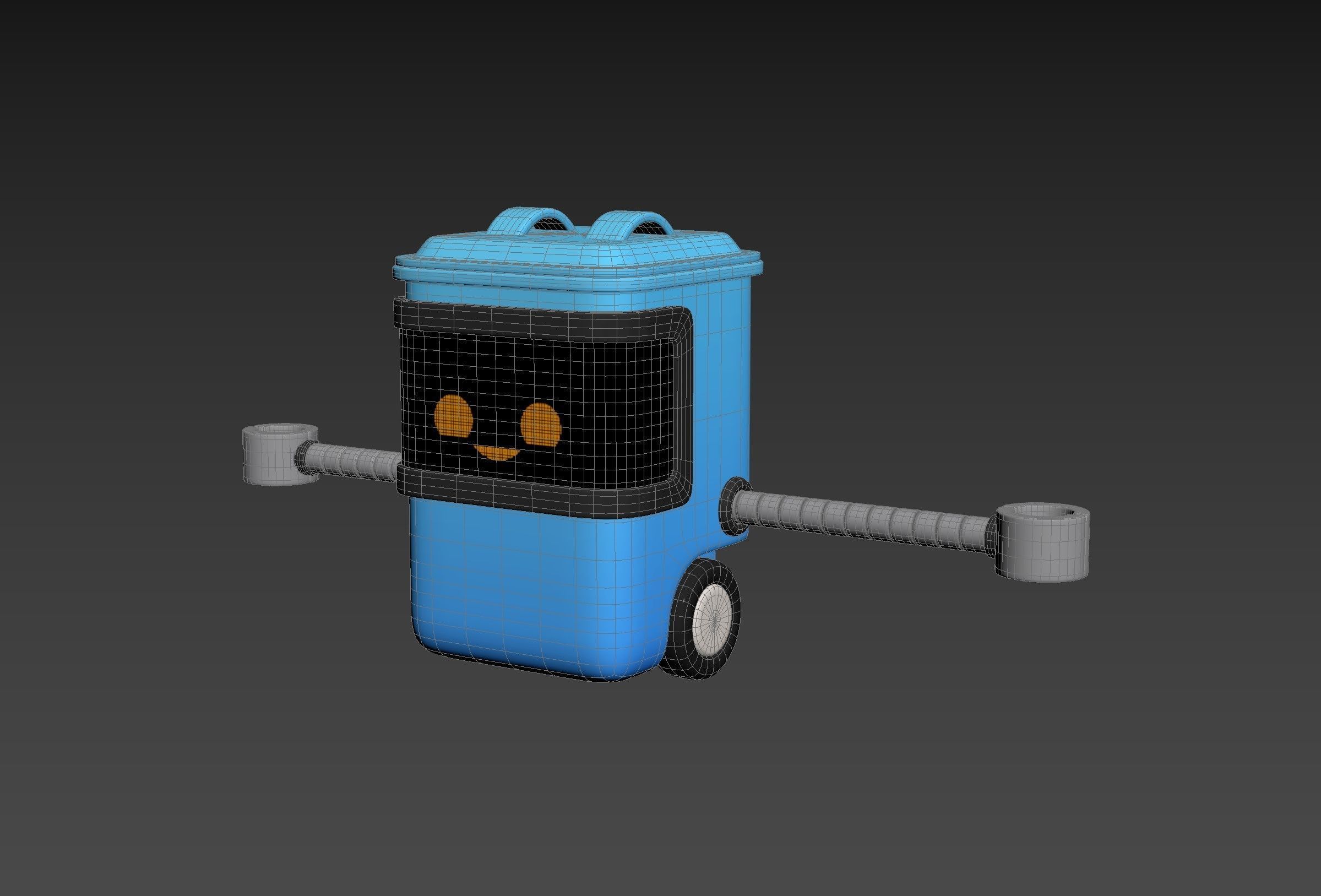 Character317 Trash Can Robot 3D model_30