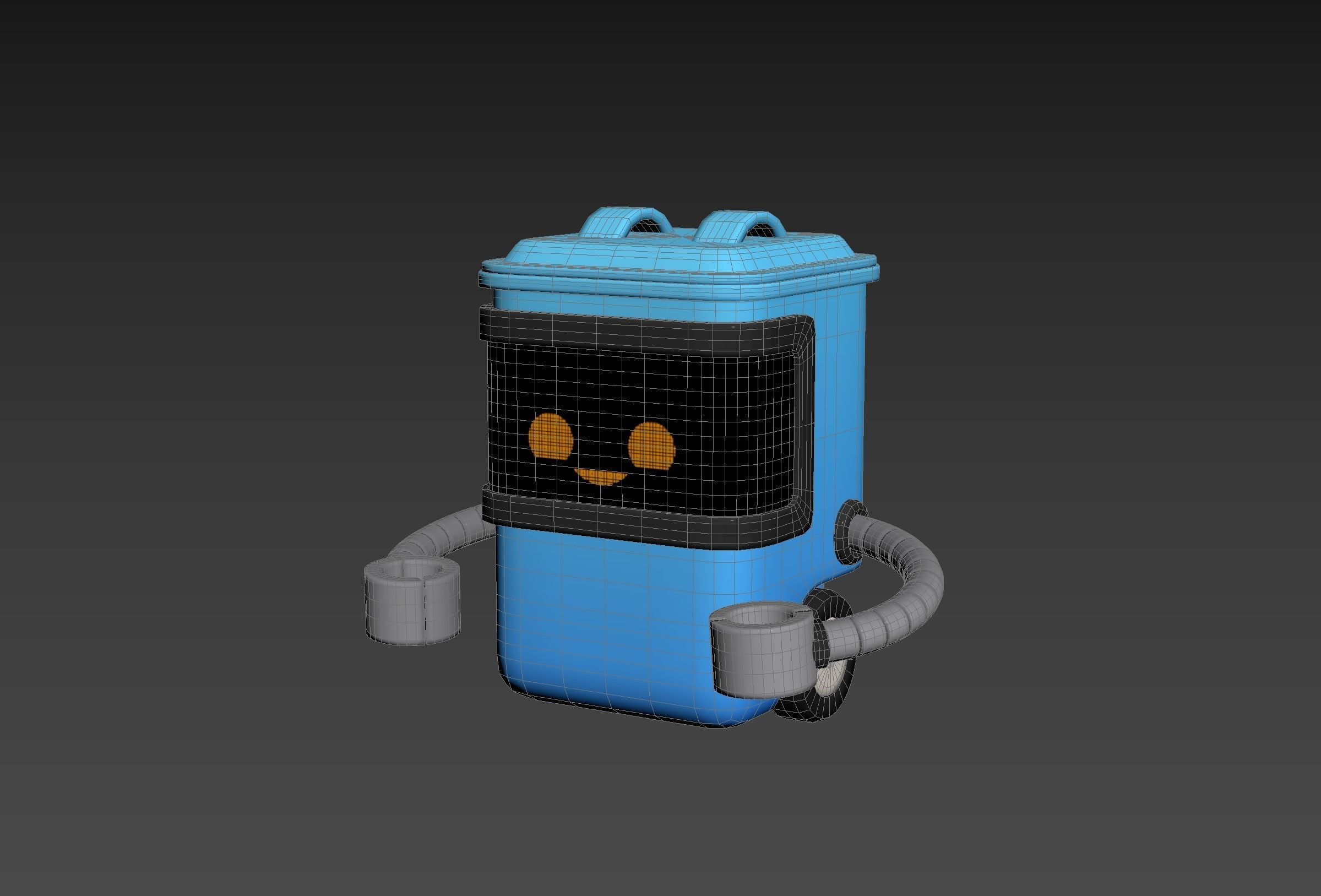 Character317 Trash Can Robot 3D model_15