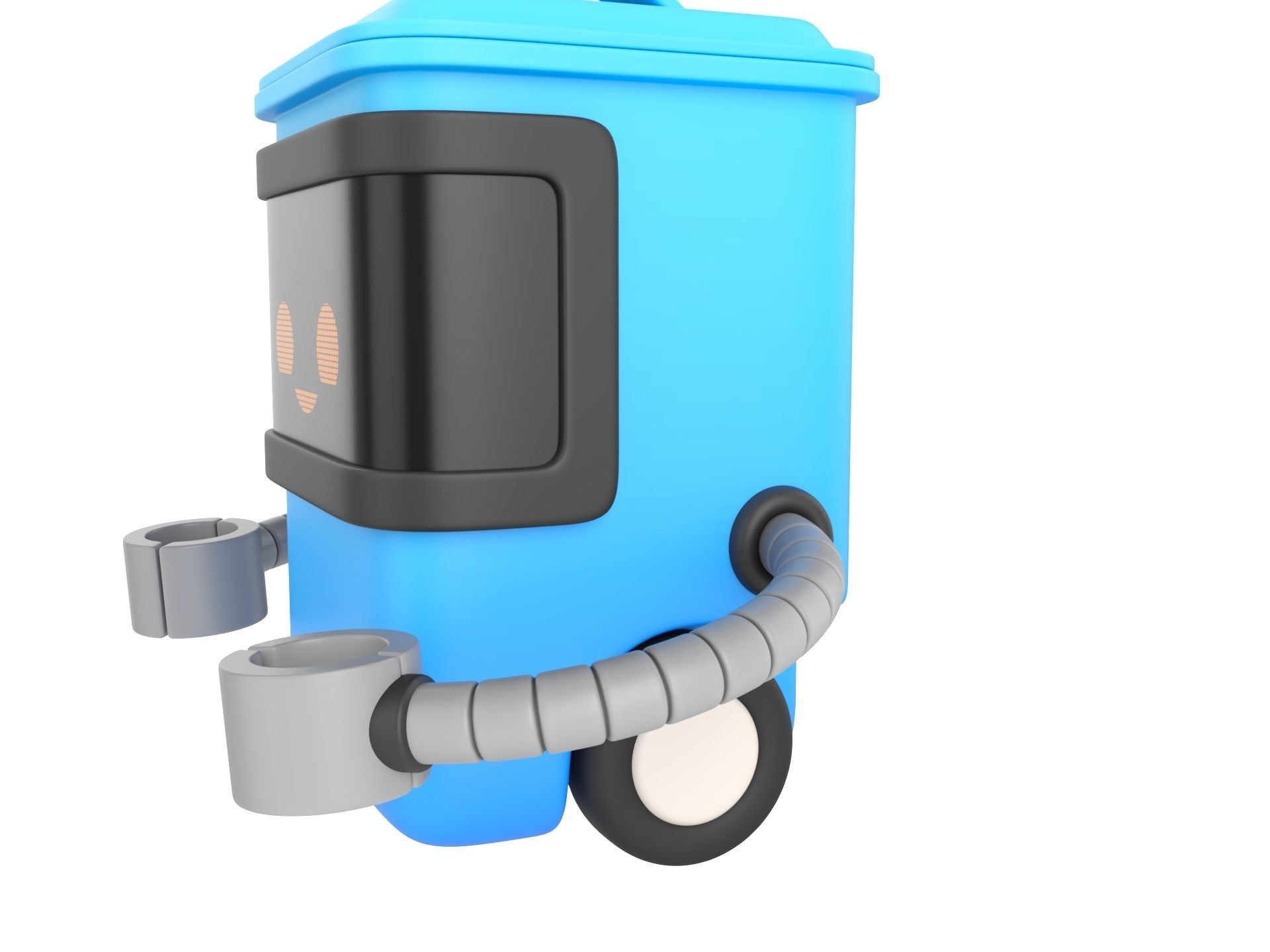 Character317 Trash Can Robot 3D model_8