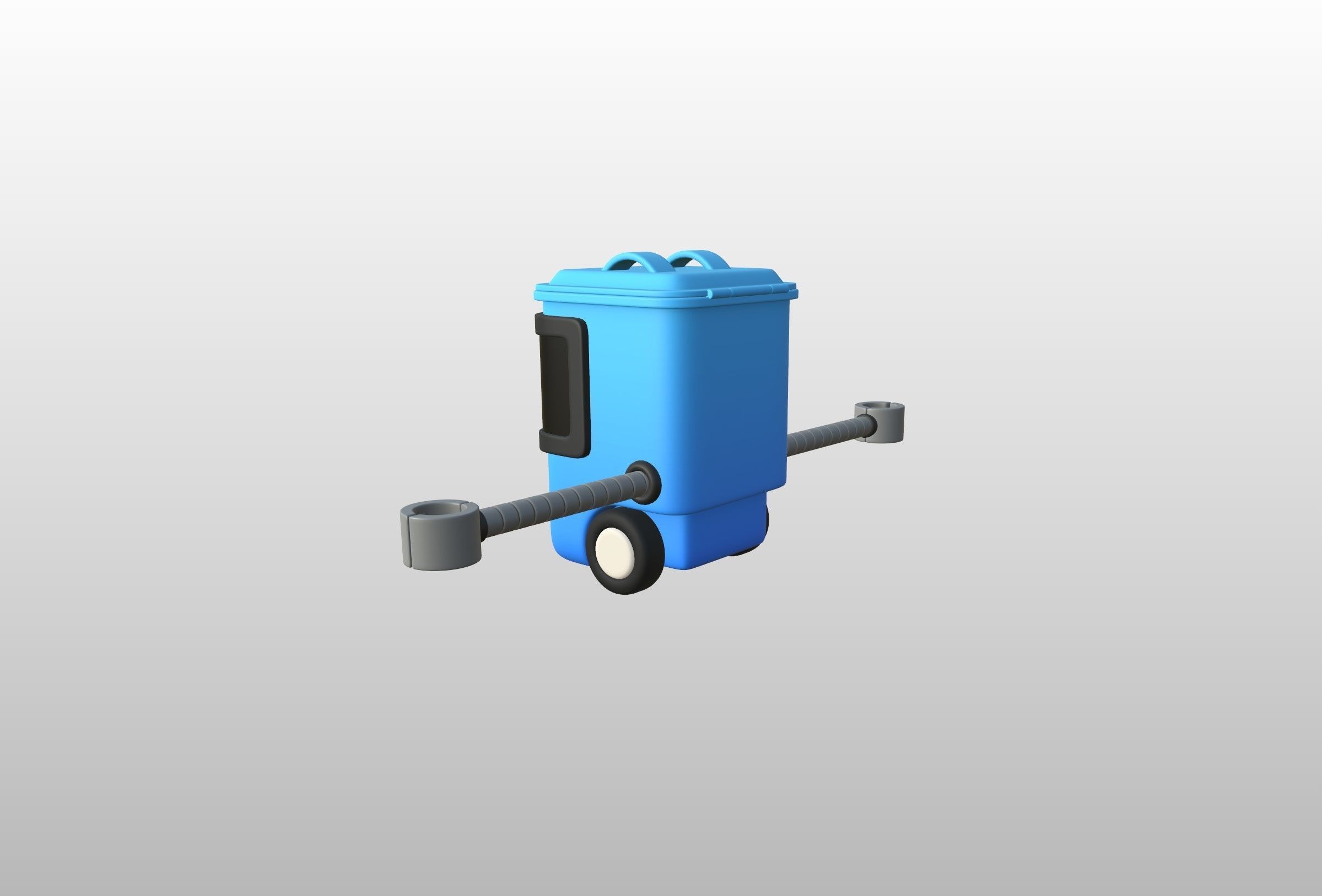 Character317 Trash Can Robot 3D model_38