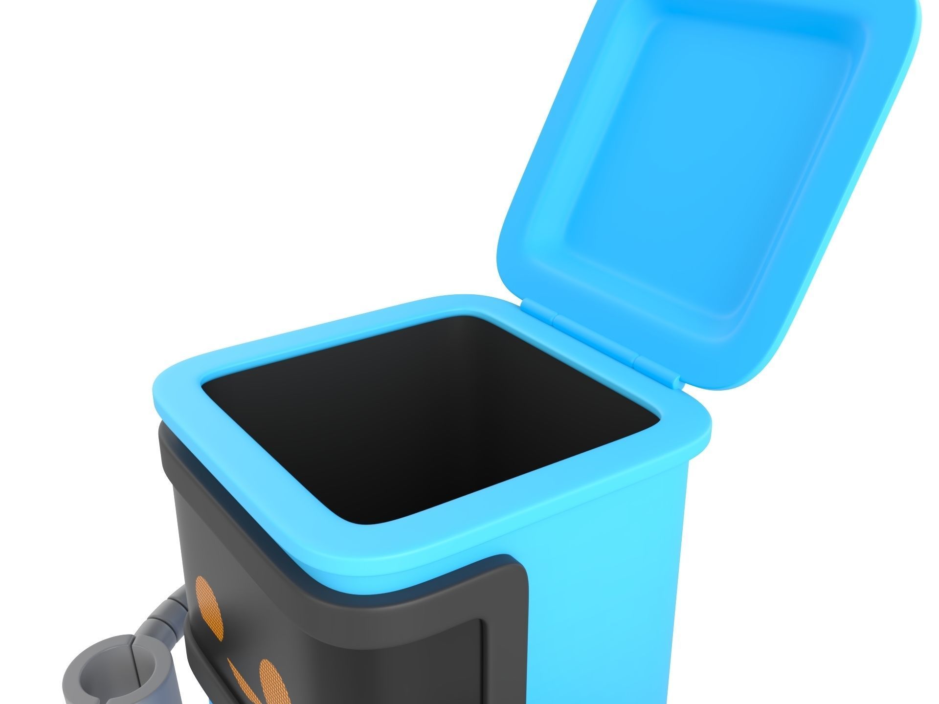 Character317 Trash Can Robot 3D model_7