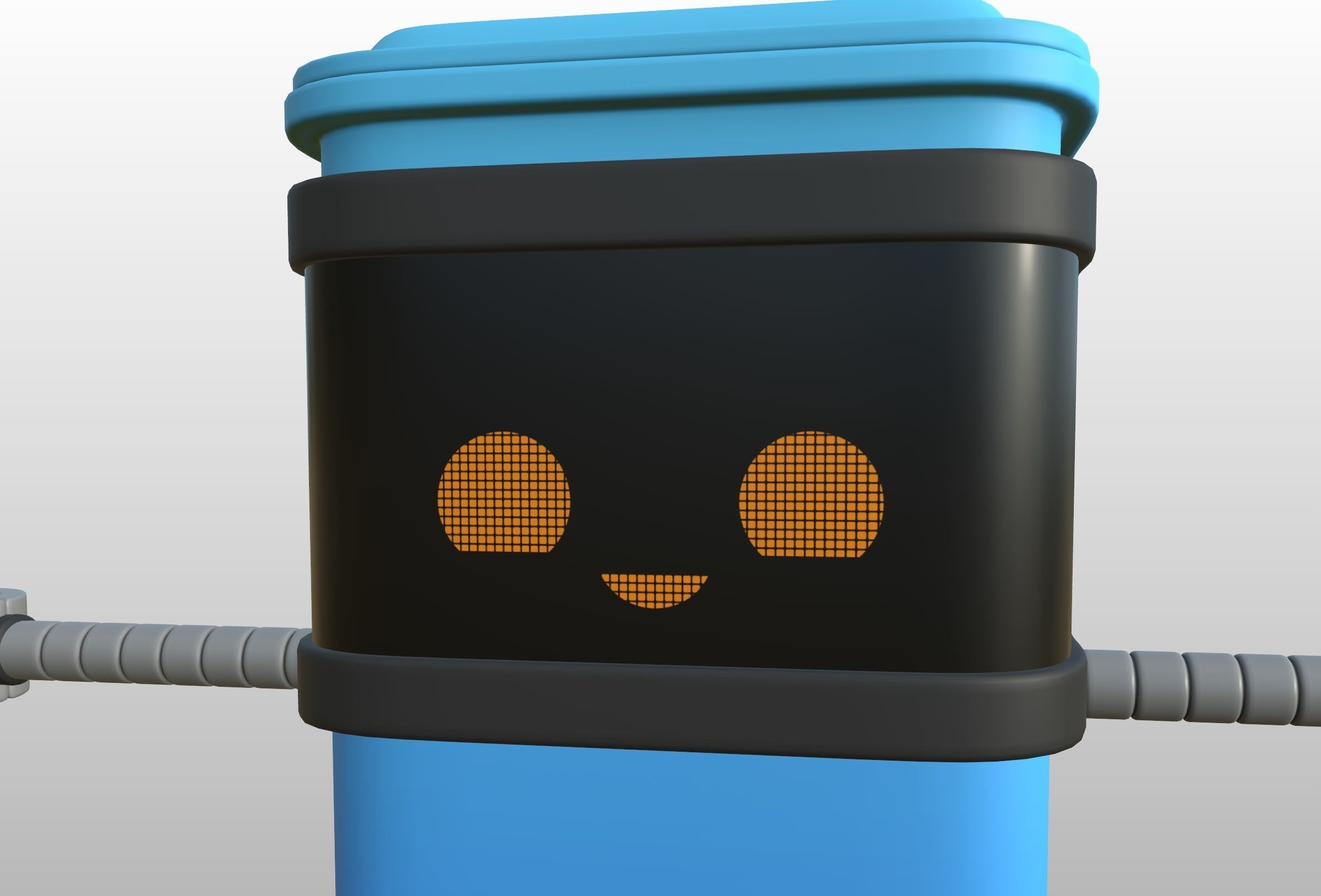 Character317 Trash Can Robot 3D model_43