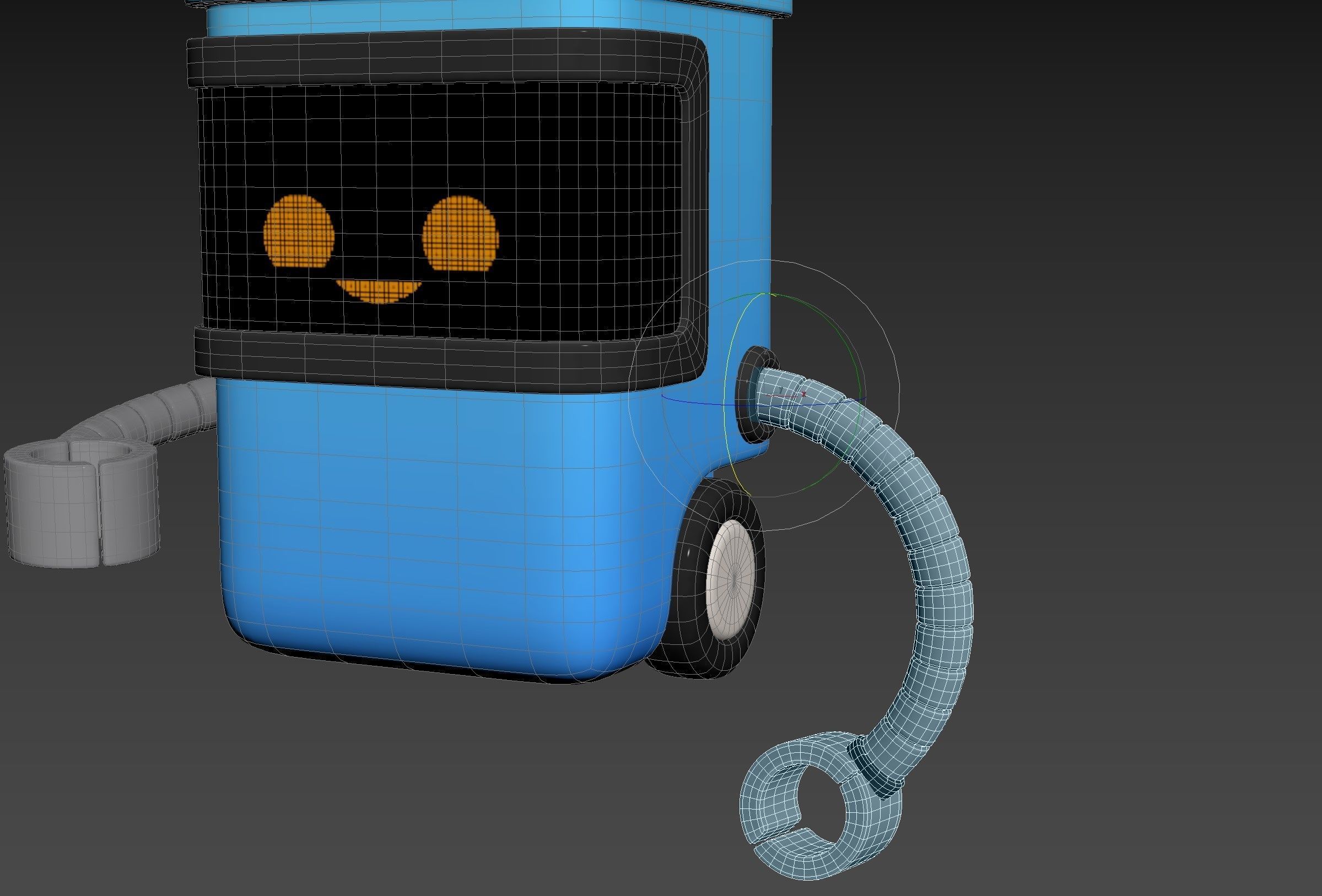 Character317 Trash Can Robot 3D model_26