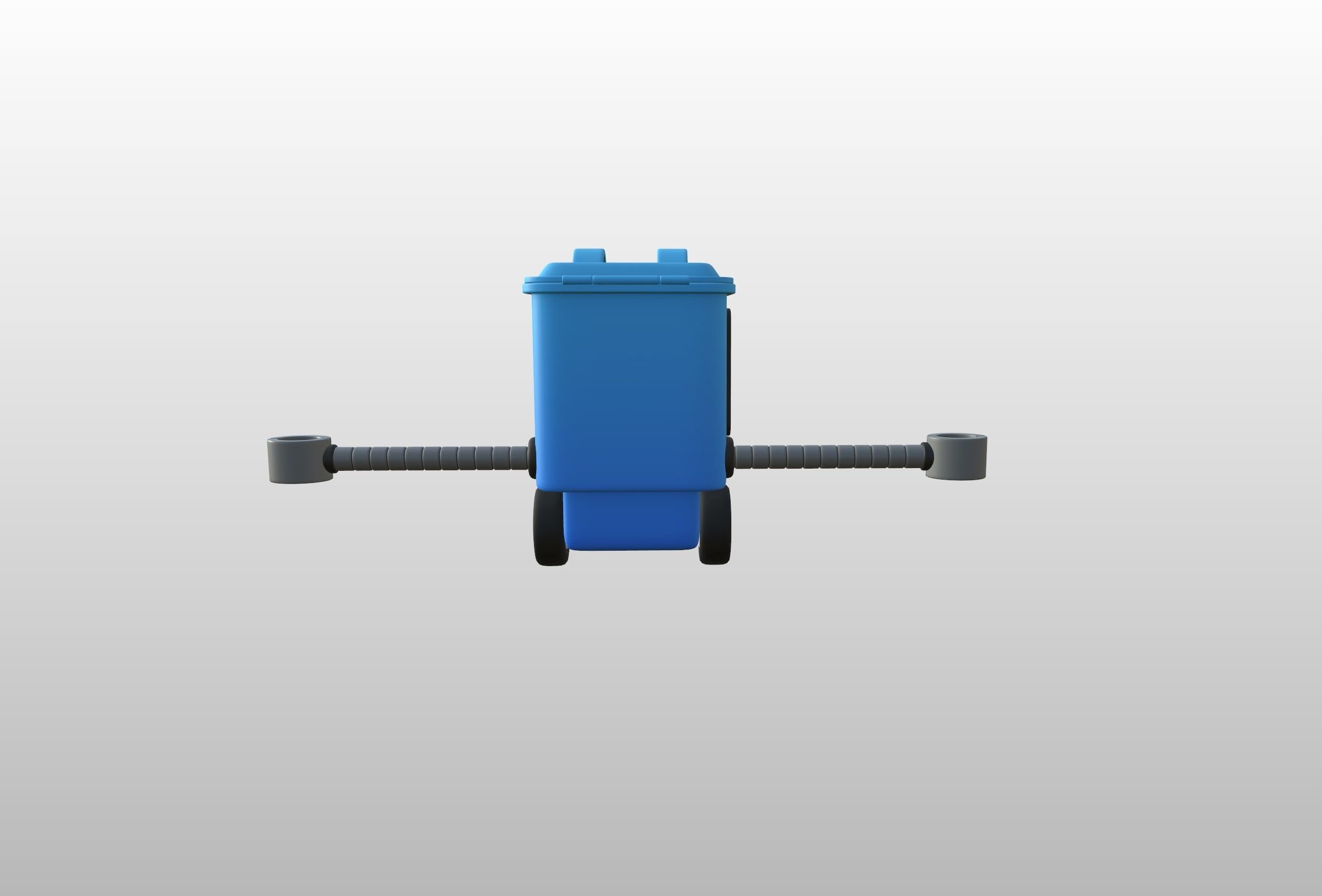 Character317 Trash Can Robot 3D model_37