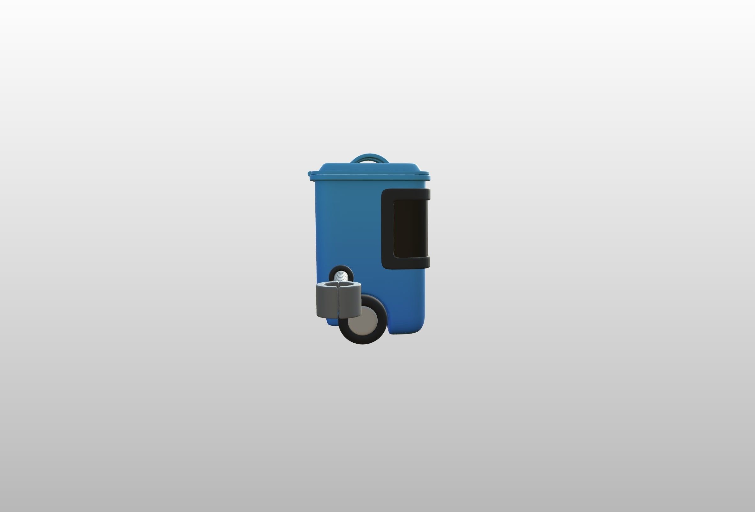 Character317 Trash Can Robot 3D model_35