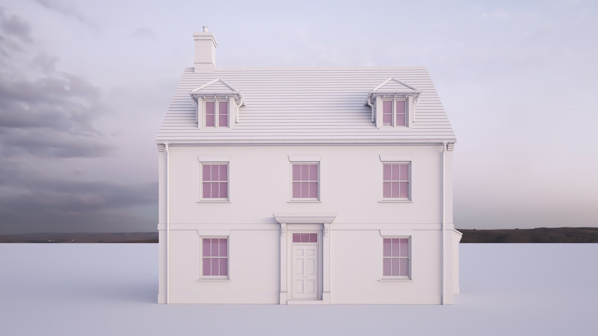 British House Bosc 4F2 3D model_1
