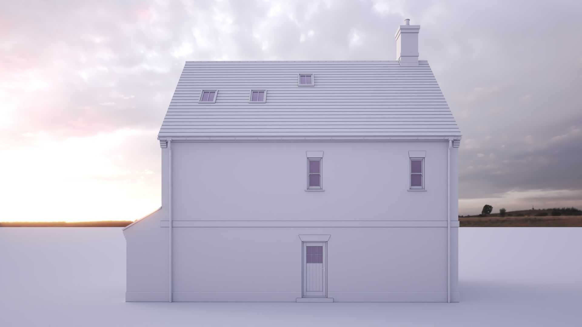 British House Bosc 4F2 3D model_3