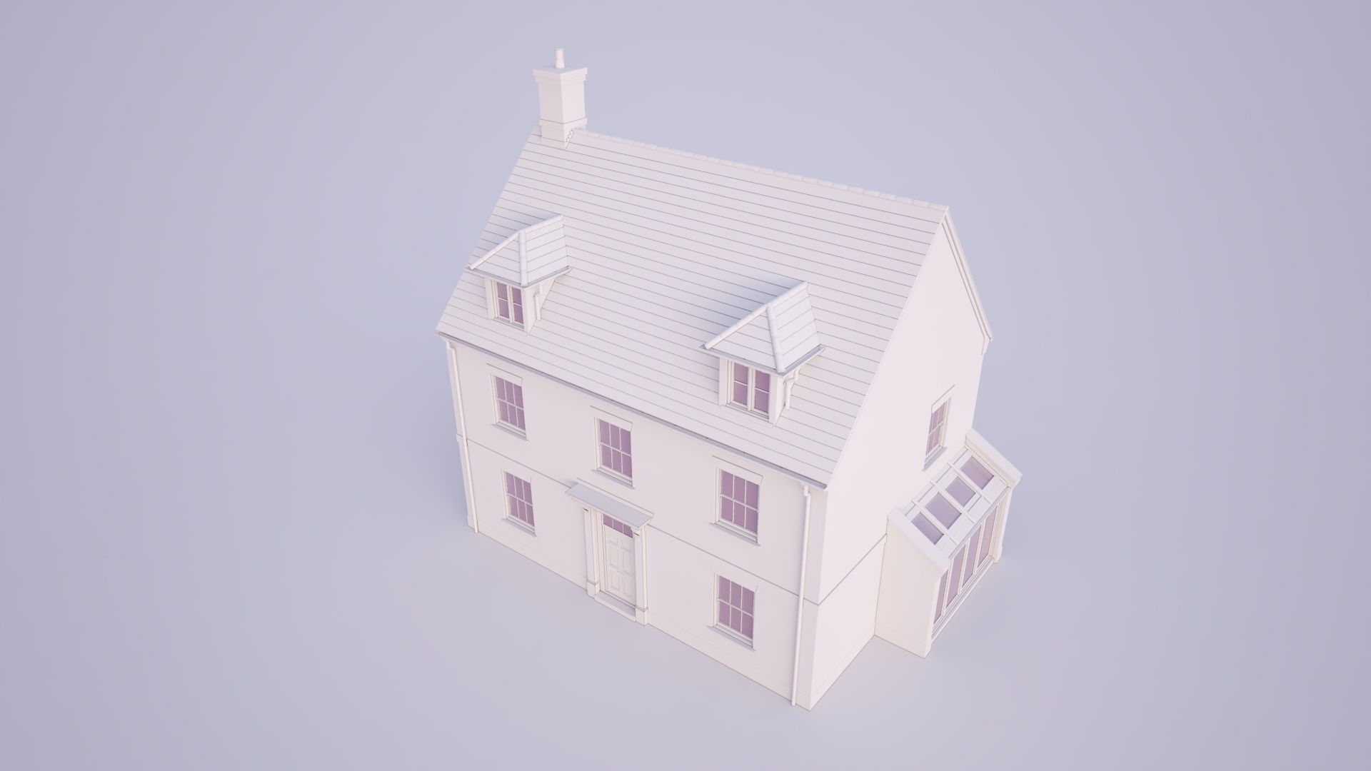 British House Bosc 4F2 3D model_5
