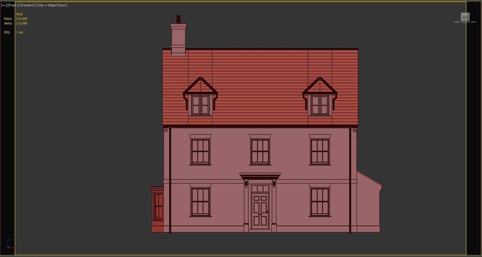 British House Bosc 4F2 3D model_7