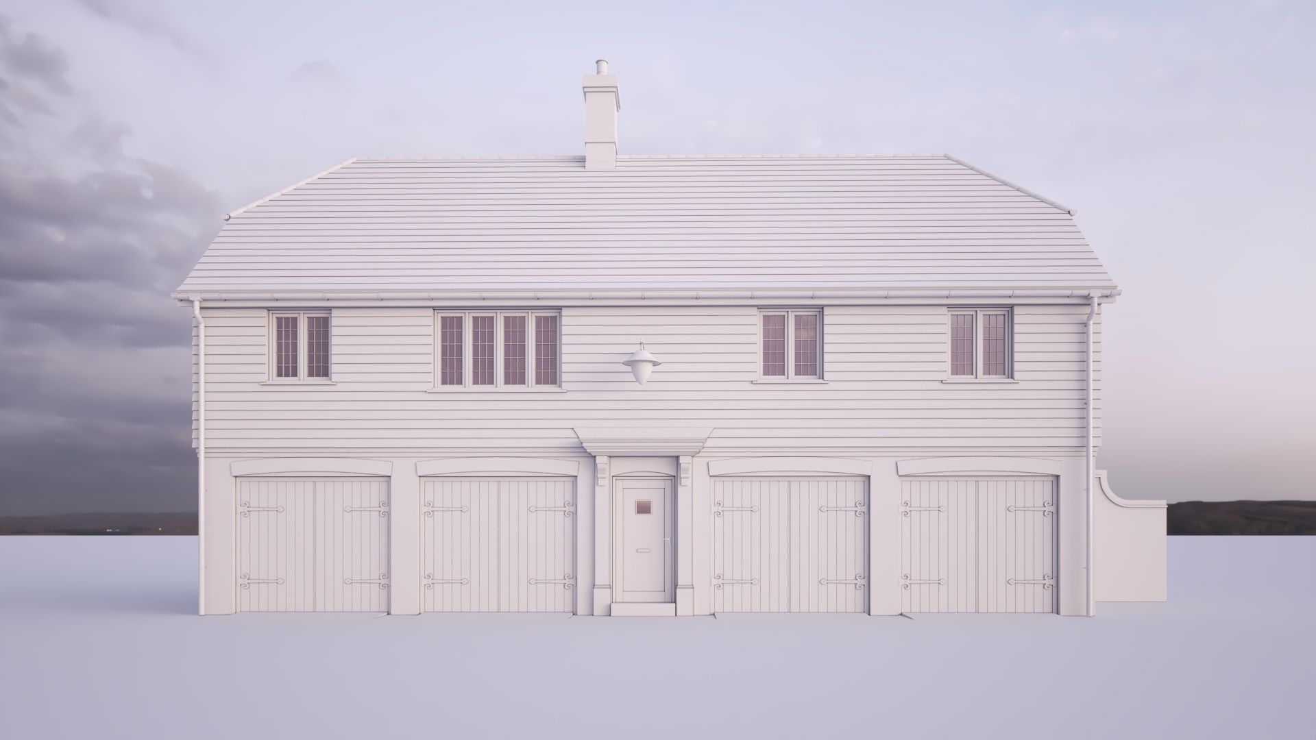 British House Bosc FOG B 3D model_1