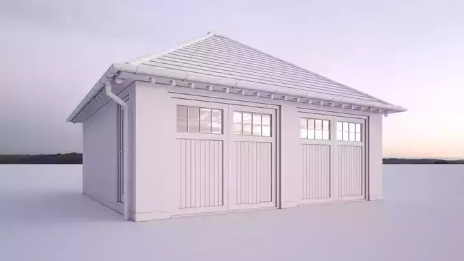 British House Bosc Garage GT 2D 3D model