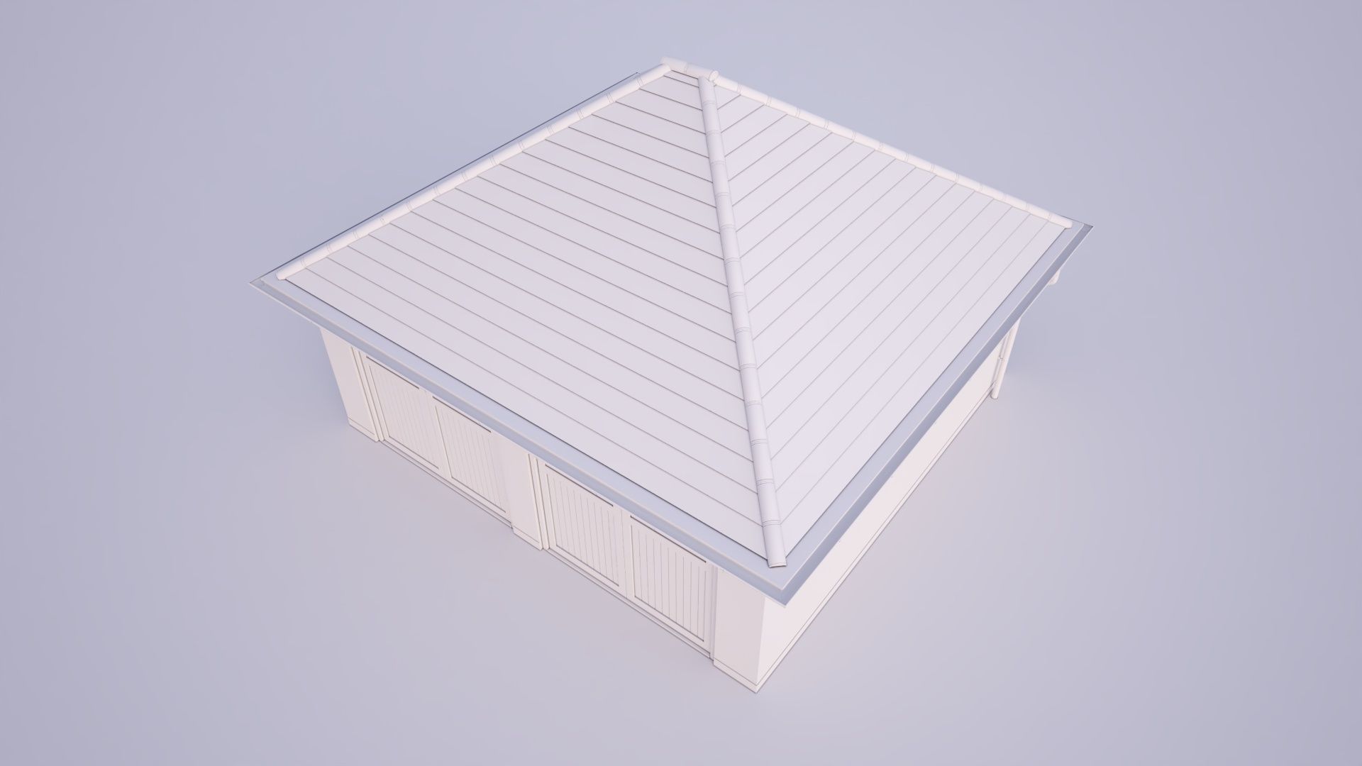 British House Bosc Garage GT 2D 3D model_5