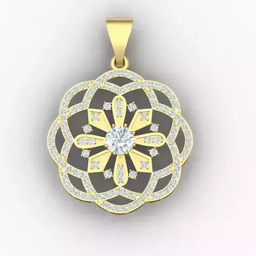 Geometric pendant 01