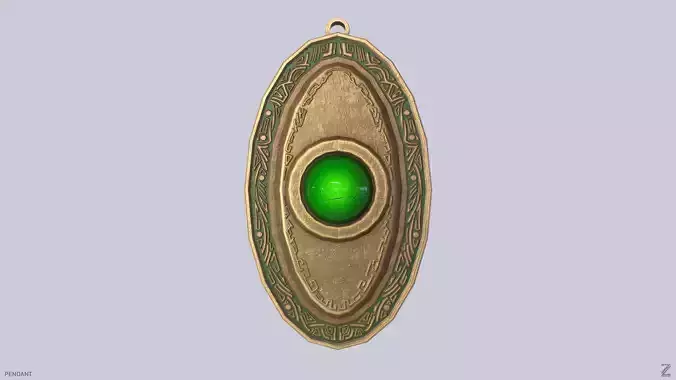 Pendant Low-poly 3D model