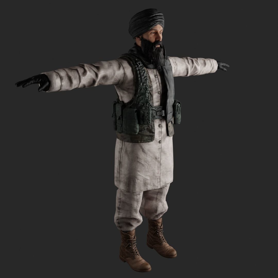 character collection 01 Low-poly 3D model_18