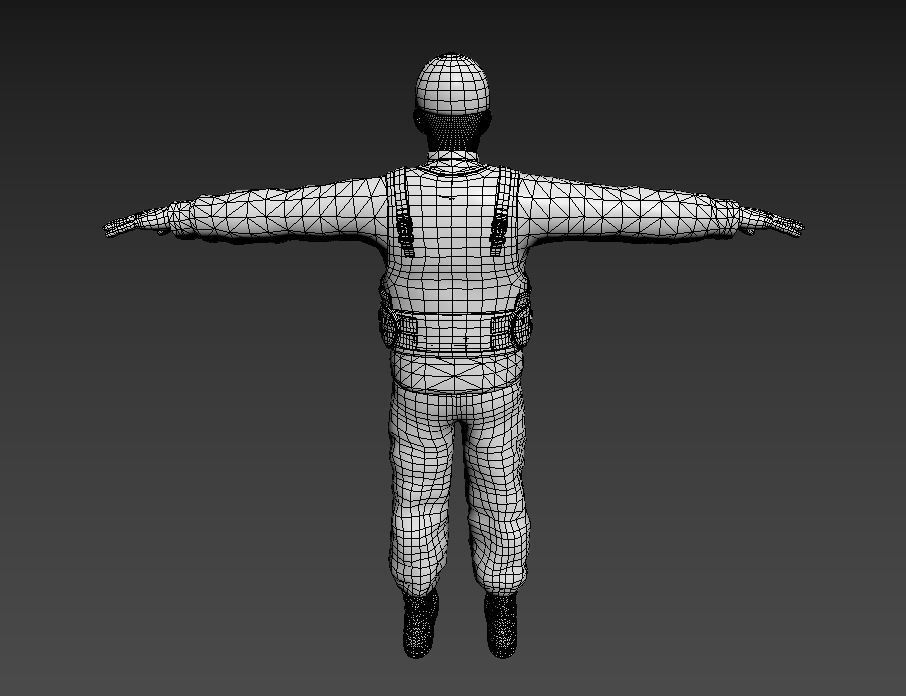 character collection 01 Low-poly 3D model_45