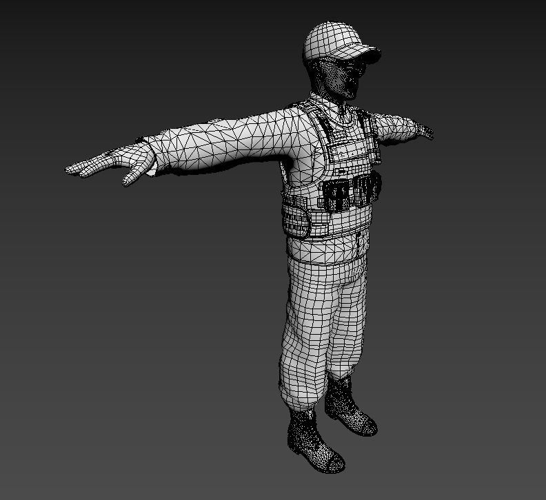 character collection 01 Low-poly 3D model_42