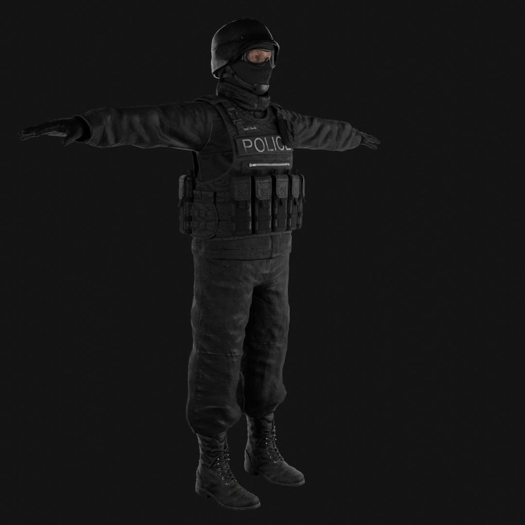 character collection 01 Low-poly 3D model_28