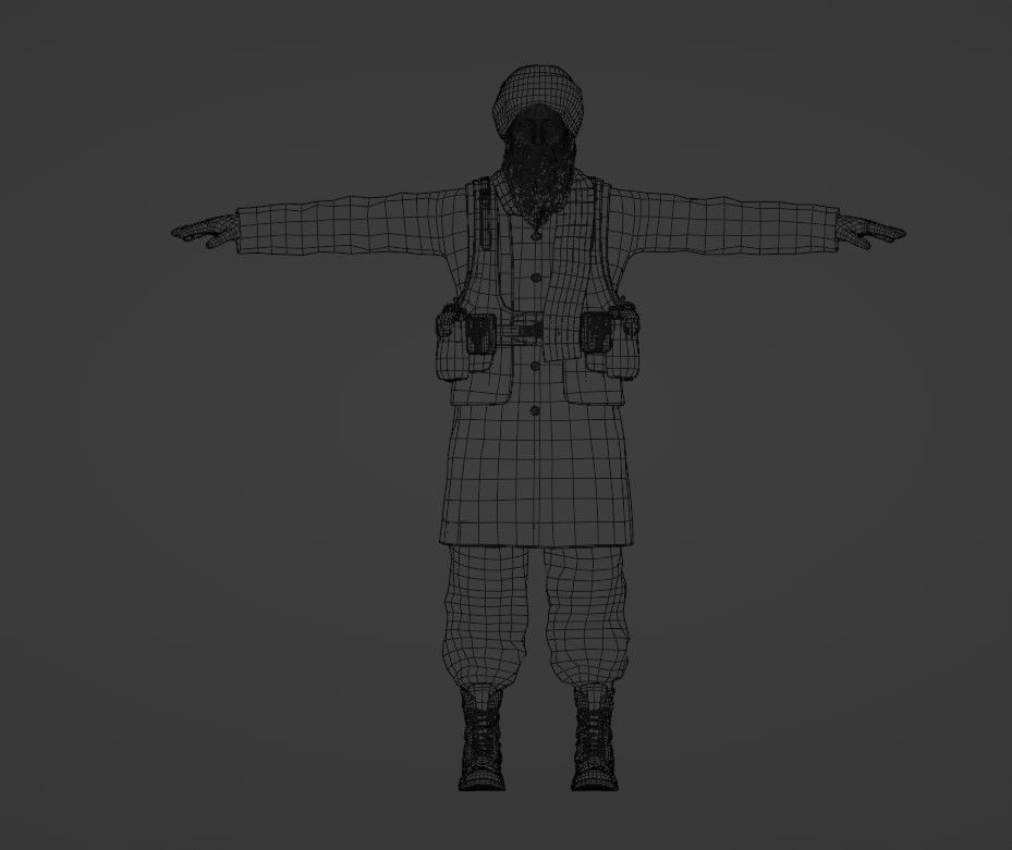 character collection 01 Low-poly 3D model_30