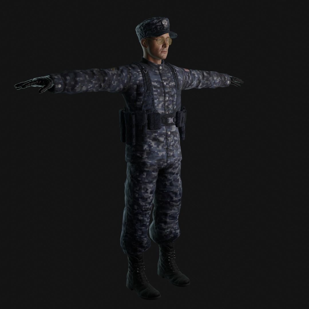 character collection 01 Low-poly 3D model_25