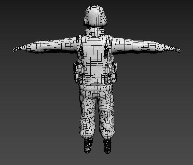 character collection 01 Low-poly 3D model_43