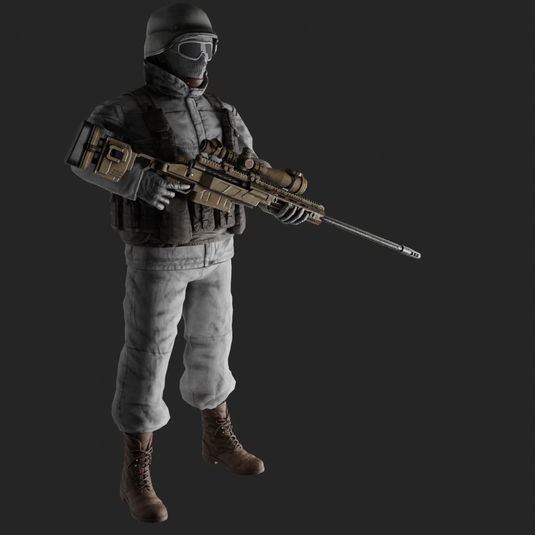 character collection 01 Low-poly 3D model_23