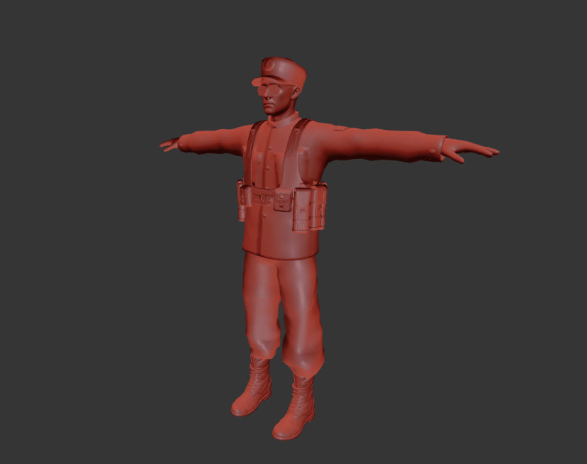 character collection 01 Low-poly 3D model_34