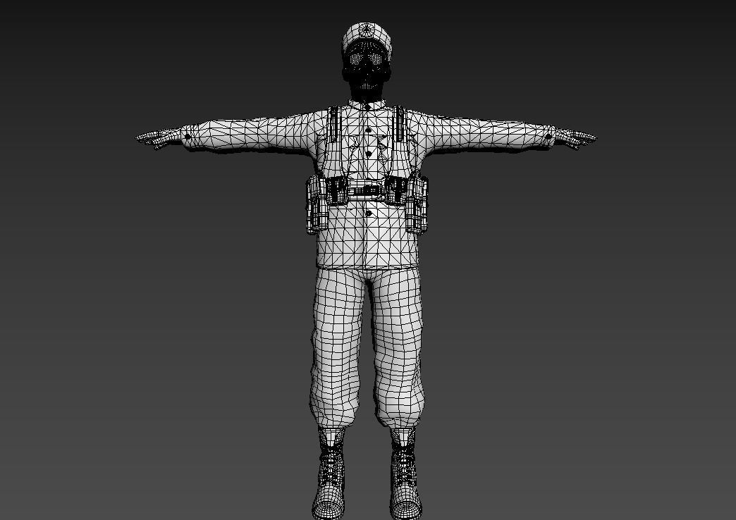 character collection 01 Low-poly 3D model_35