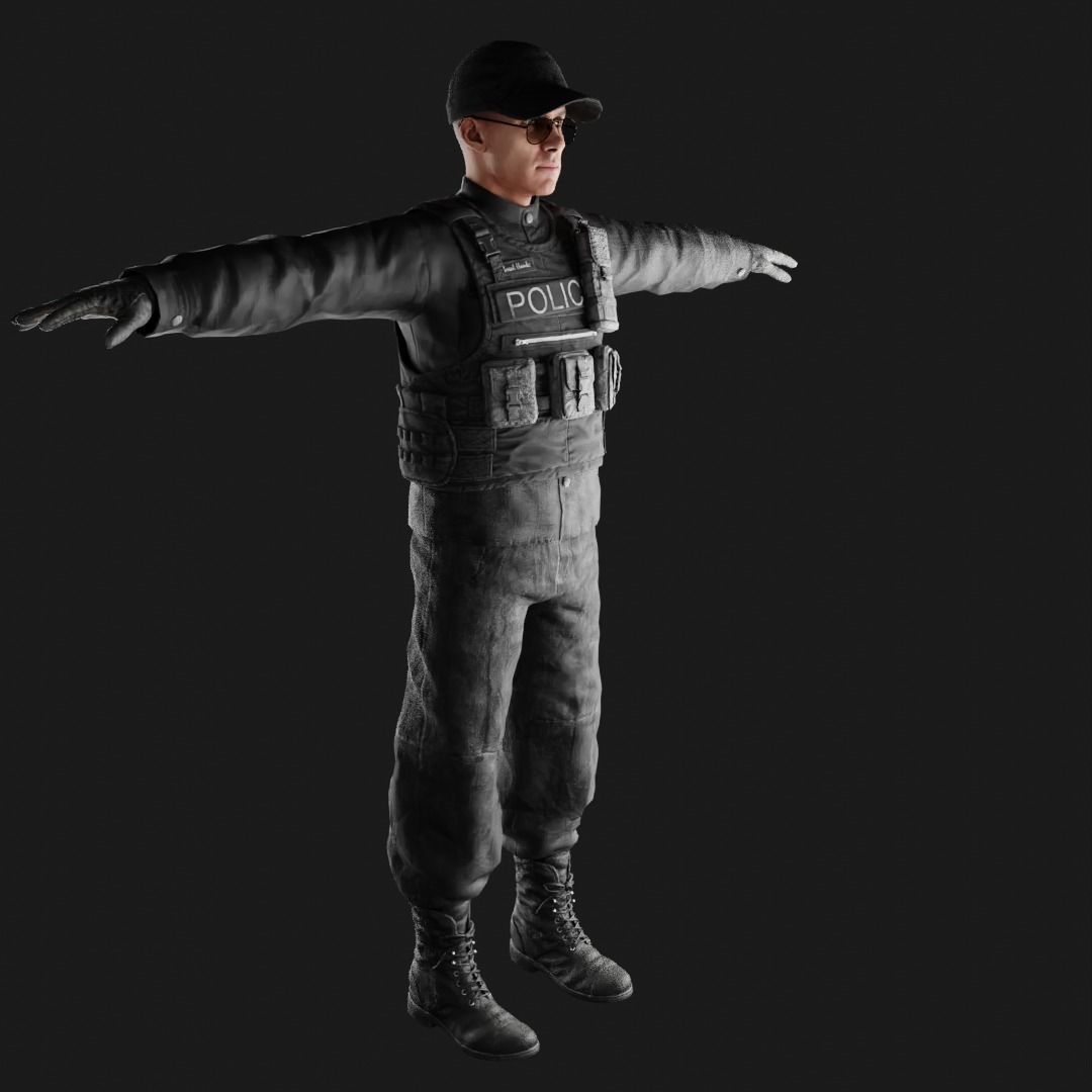 character collection 01 Low-poly 3D model_27