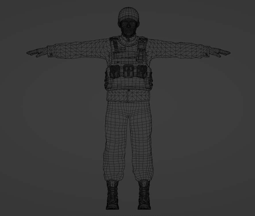 character collection 01 Low-poly 3D model_36