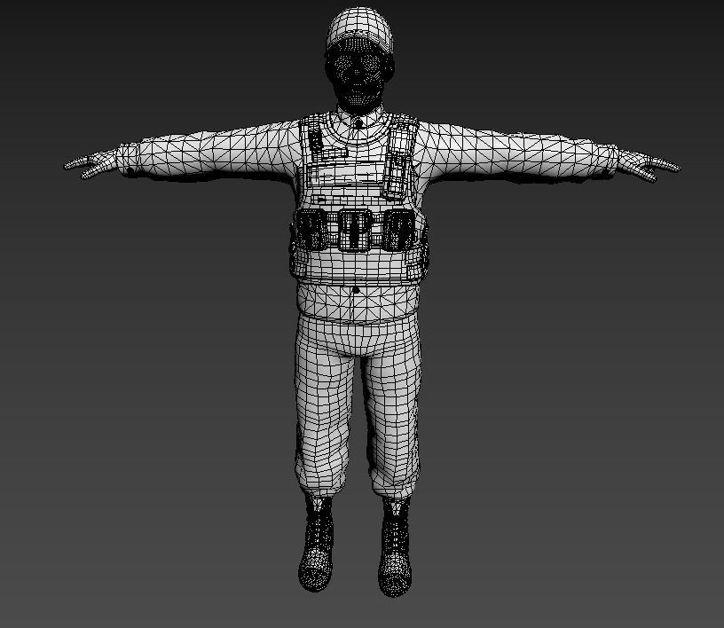 character collection 01 Low-poly 3D model_38