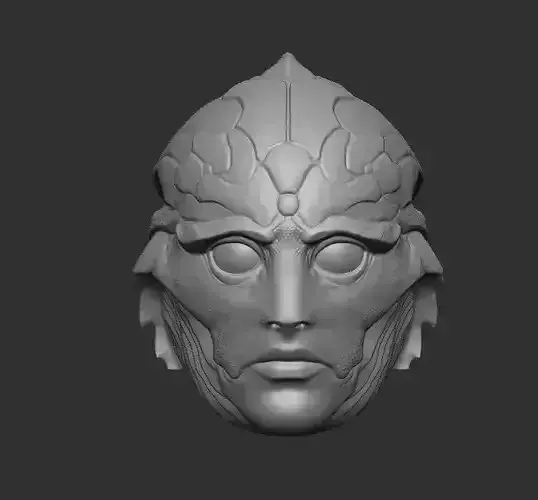 Mass Effect Drell Headsculpt for Action Figures