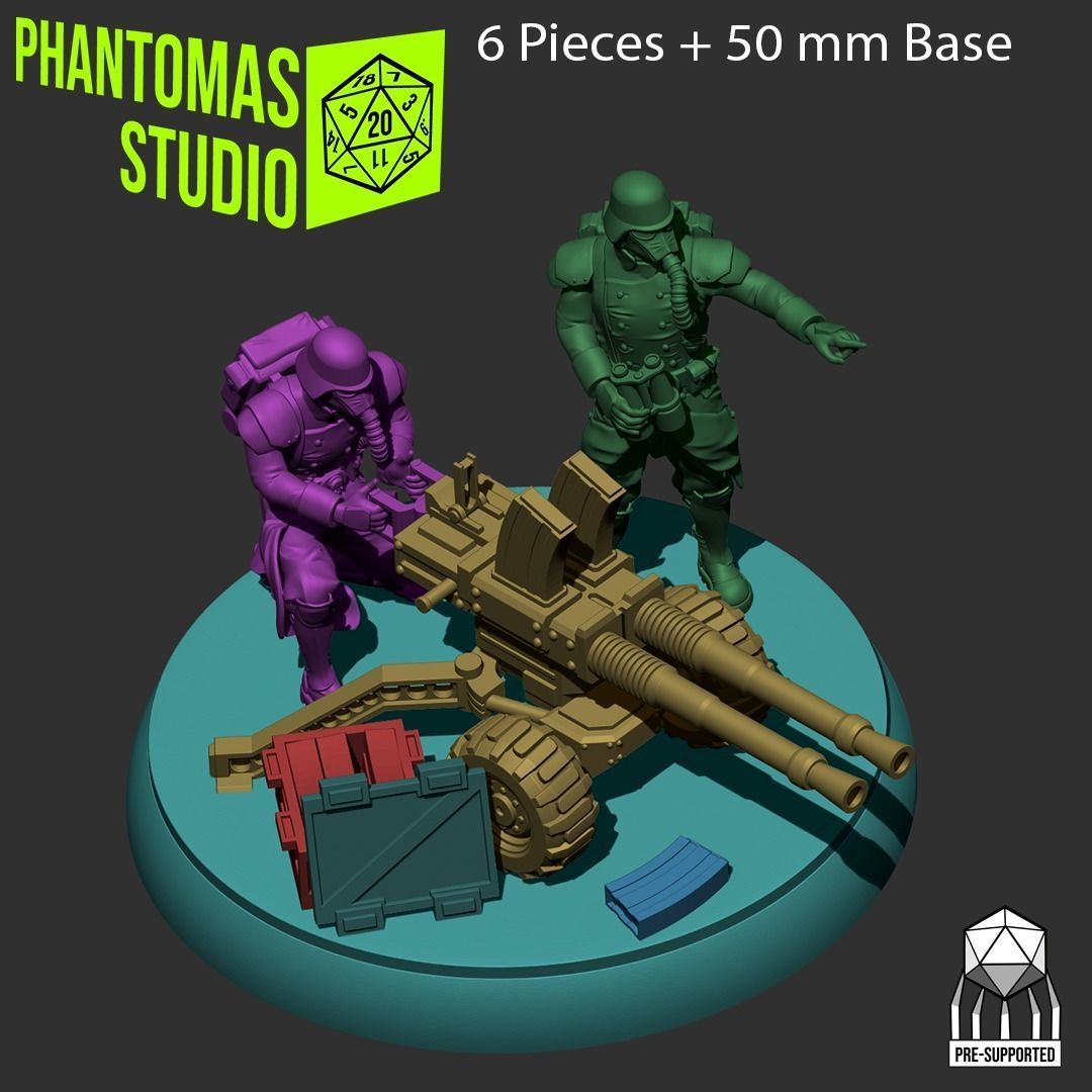 Lycan Heavy Stubber 3D print model_4