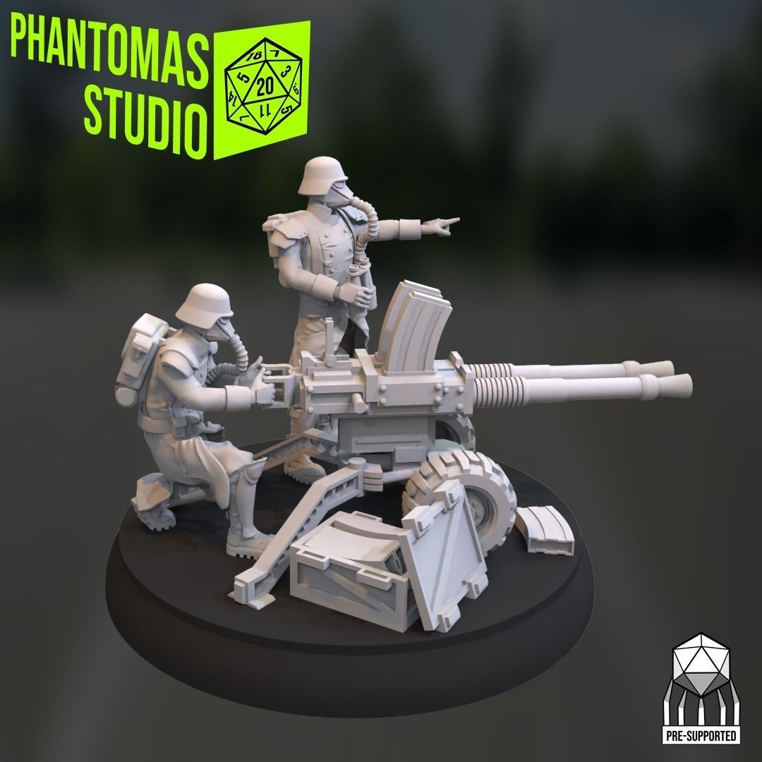 Lycan Heavy Stubber 3D print model_2