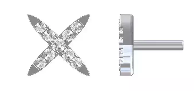 dailywear earrings diamond