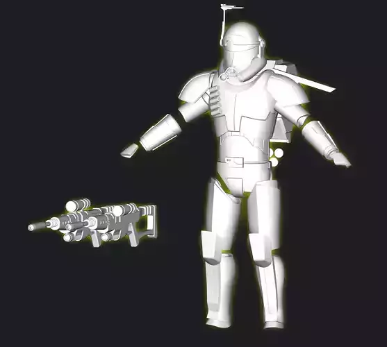 Clone Force 99 Crosshair One12 Scale Armor Kit 3D print model