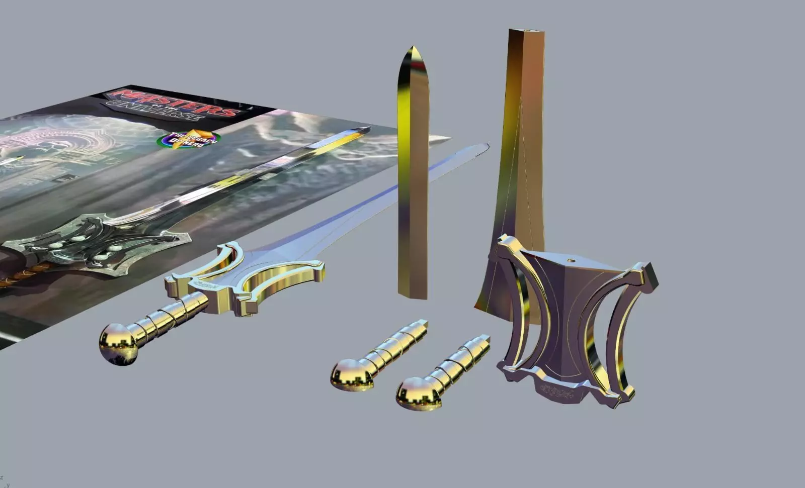 Sword of Power 2026 movie REPLICA 3D print model_6