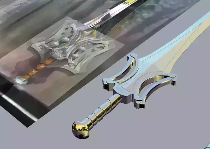 Sword of Power 2026 movie REPLICA 3D print model