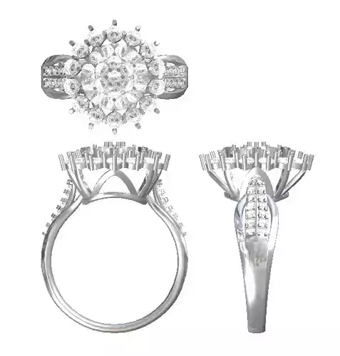 diamond cocktail ring