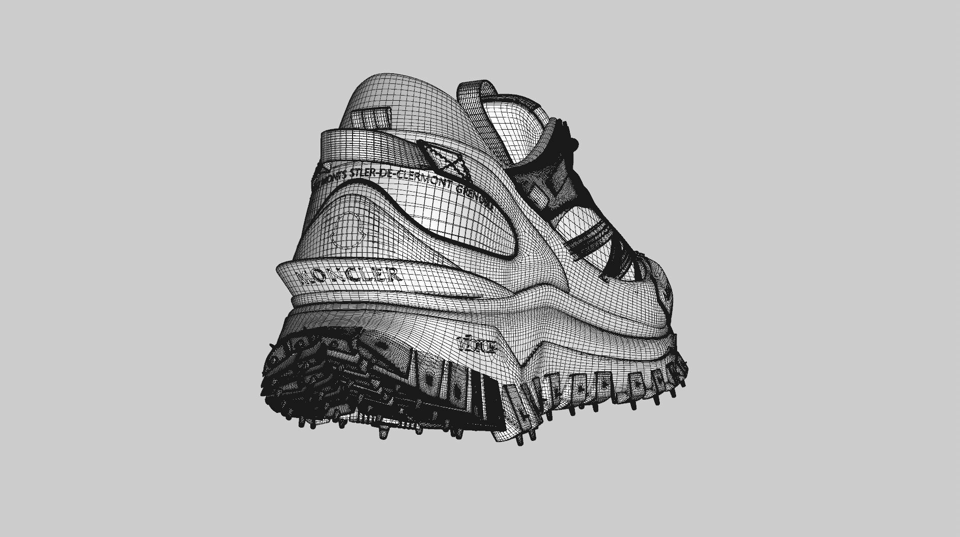Moncler trailgrip GTX 3D model_5