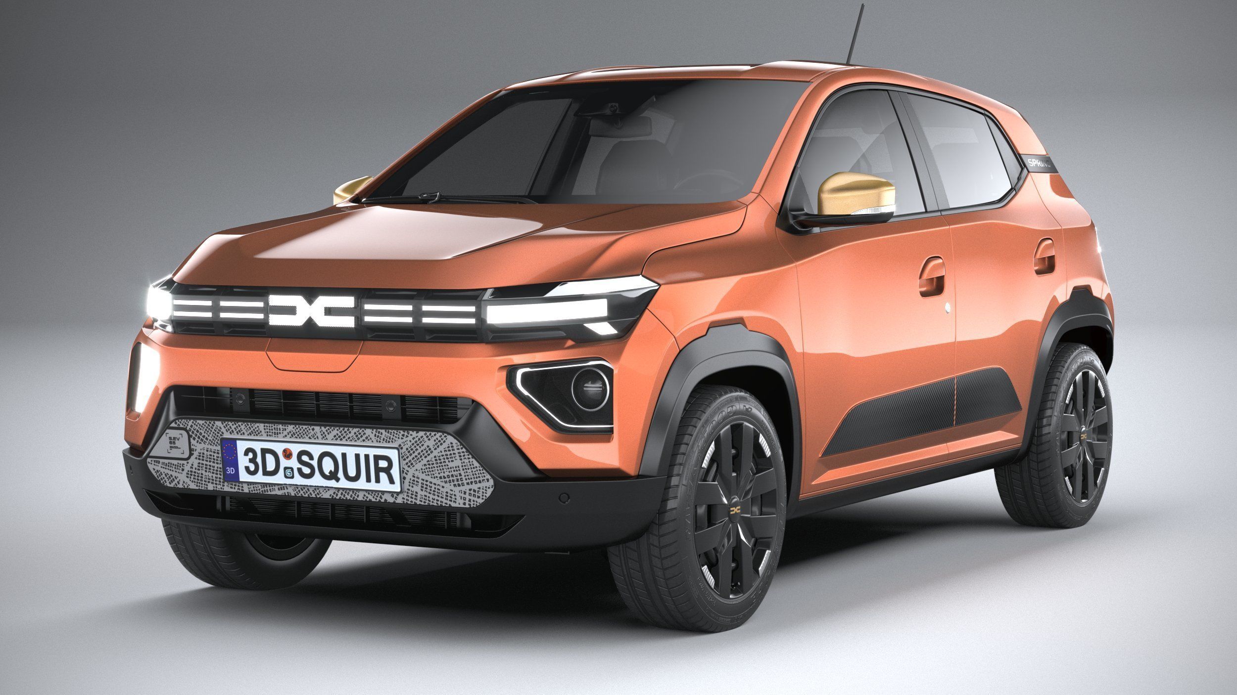 Dacia Spring 2025 3D model_2